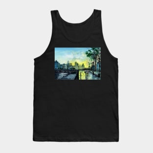 Southbank Melbourne painting Tank Top